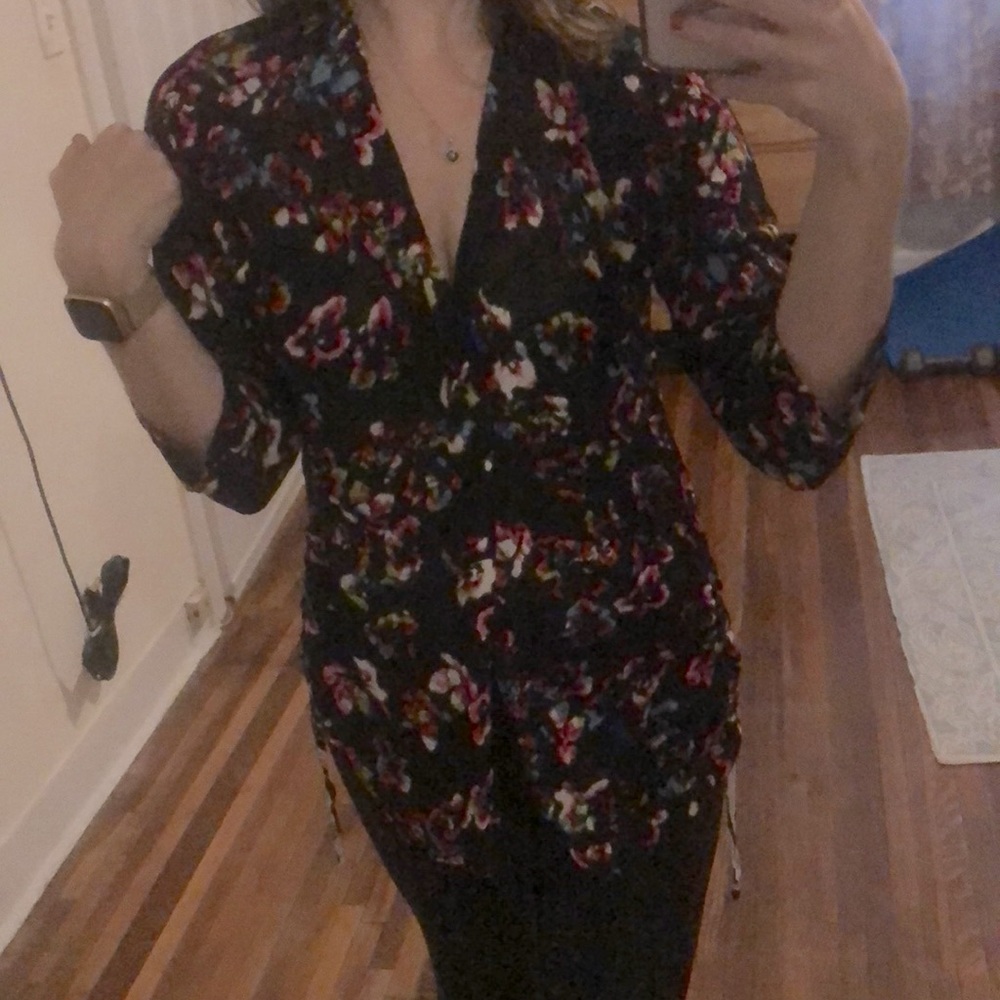 Floral overcoat